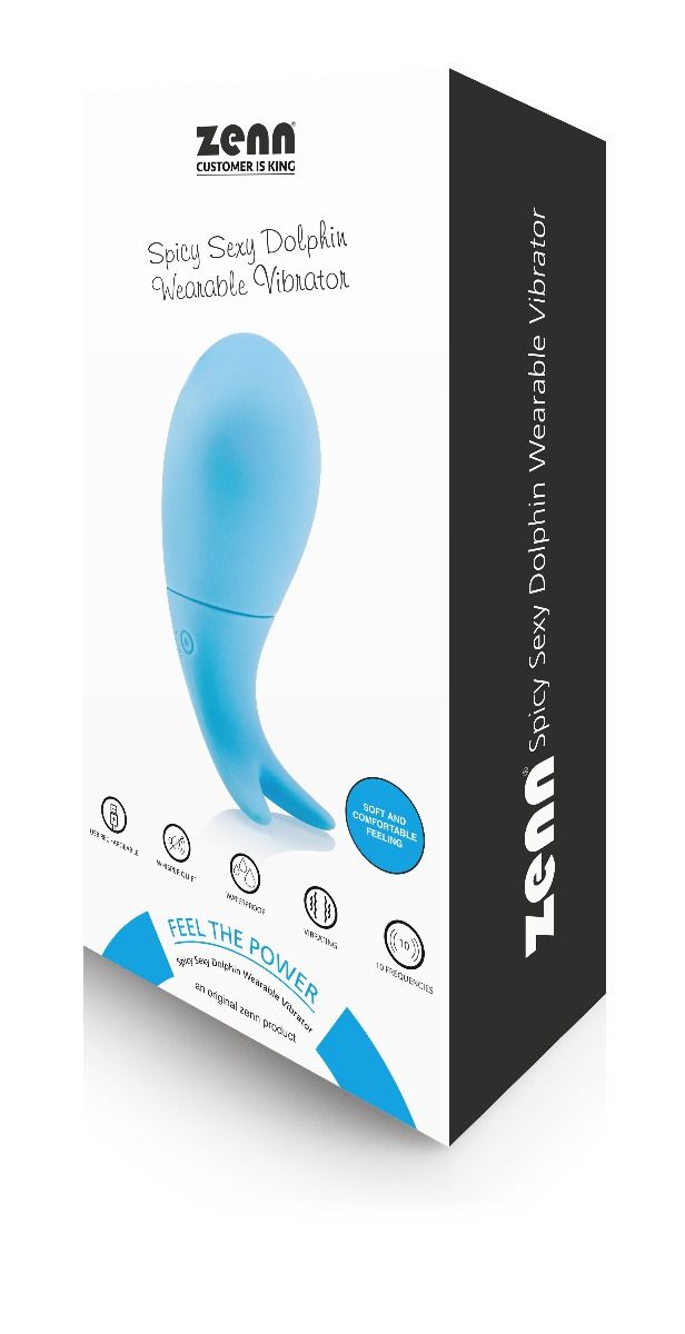 Vibratore indossabile a forma di delfino - per muscoli del pavimento pelvico
