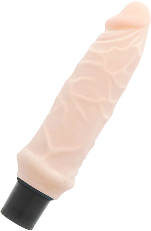 Vibratore autolubrificante pelle naturale 20 cm